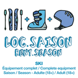 Complete Ski Equipment - Adult