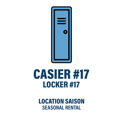 CASIER #17 - LOCATION SAISON