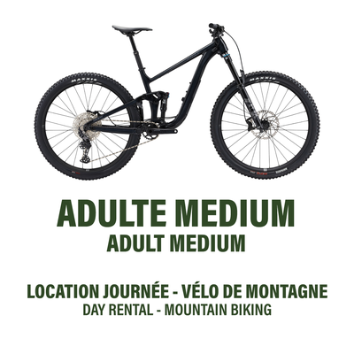 Medium - Vélo de Montagne Double Suspension - Location Jour