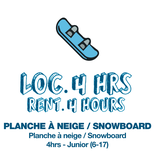 Location 4h Junior - Planche Seulement (BILLET NON-INCLUS)