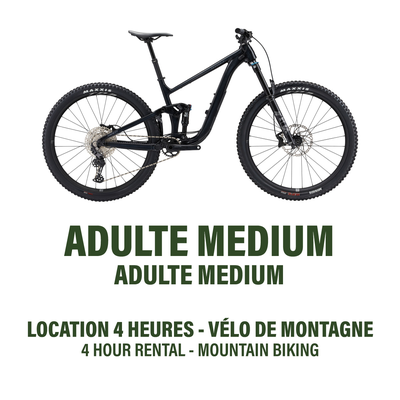 Medium - Double Suspension Mountain Bike - 4h Rental