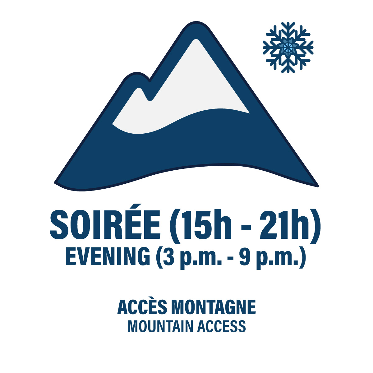 SOIR (15h à 21h)  - Montagne